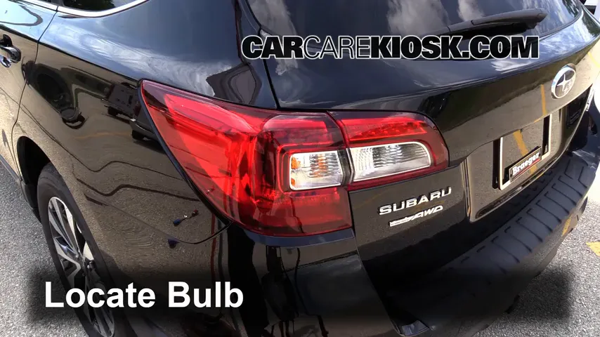 2015 Subaru Outback 3.6R Limited 3.6L 6 Cyl. Lights Turn Signal - Rear (replace bulb)